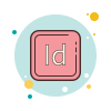 Logo of the software InDesign